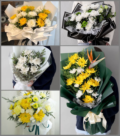 河北沧州任丘市鄚州镇白事花束代送